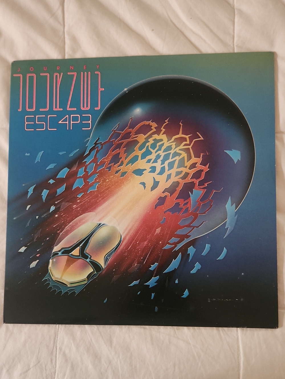 Journey: ESCAPE Vintage Vinyl #2 DISPLAY COPY NEVER PLAYED! DJ COPY Top 10 Favs